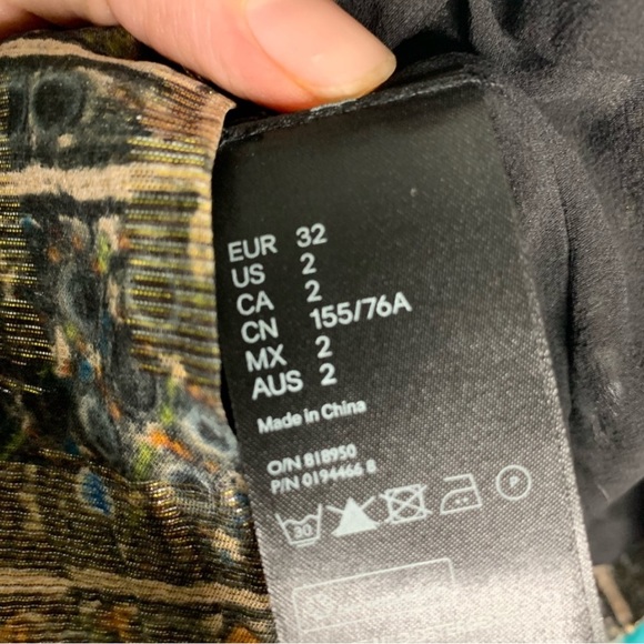 Isabel Marant pour H&M metallic dress size 2 - Picture 8 of 9